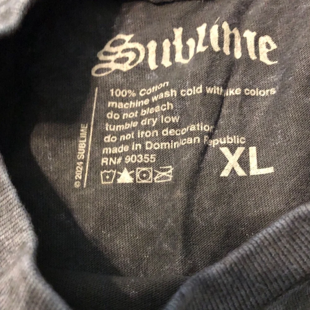 Sublime Graphic Band T-Shirt XL Gray - Picture 3 of 5